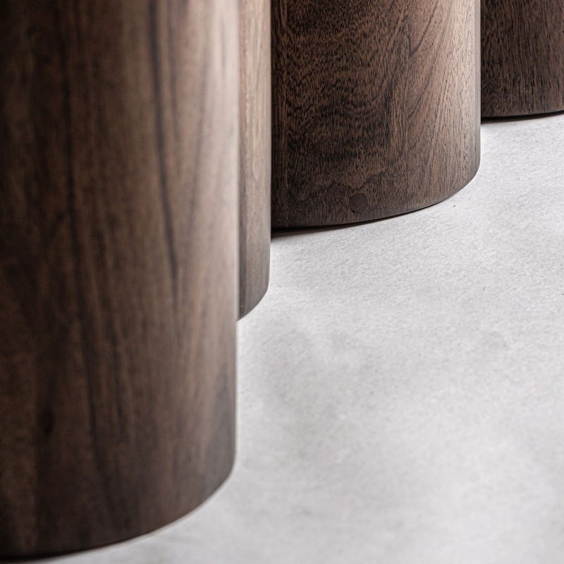 Table de repas bois d'acacia Ecorce