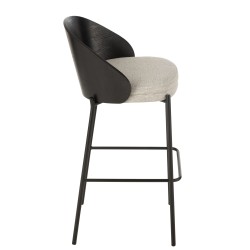 Tabouret noir MIRO