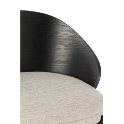 Tabouret noir MIRO