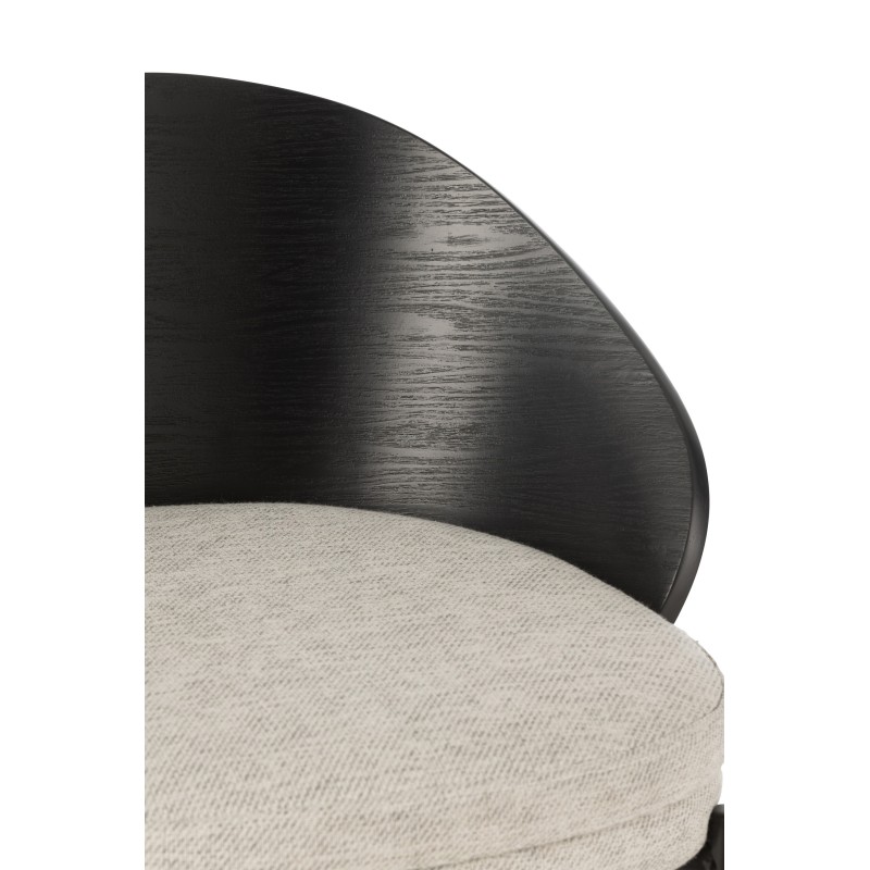 Tabouret noir MIRO