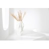 Vase impression 3D irrégulier en porcelaine – Blanc