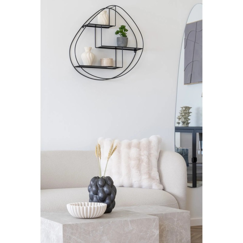 Coupelle décorative plissée -beige OLGA