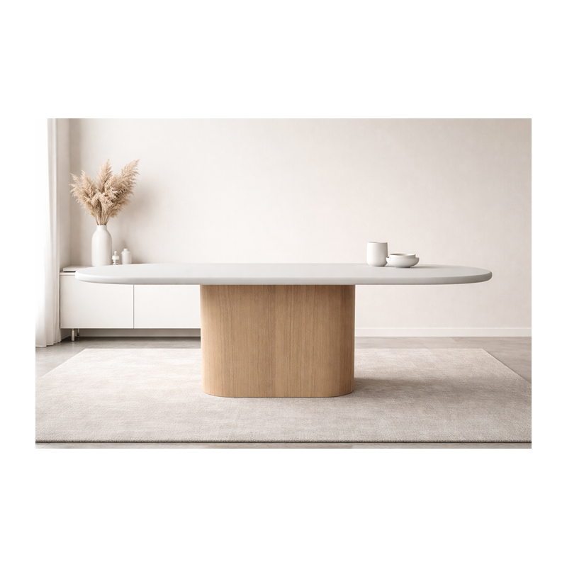 TABLE BETON PERSONNALISABLE