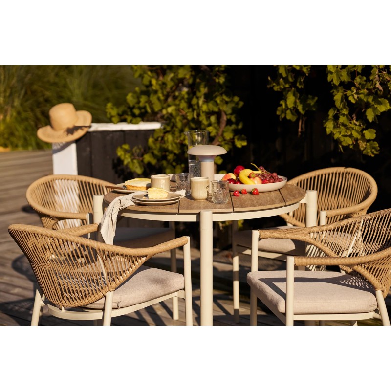 Table de jardin ronde LOUNA