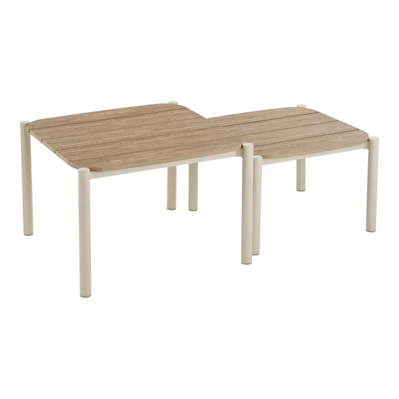 Ensemble salon de jardin et table basse LOUNA