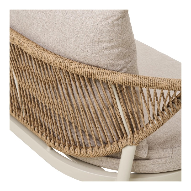 Ensemble salon de jardin et table basse LOUNA