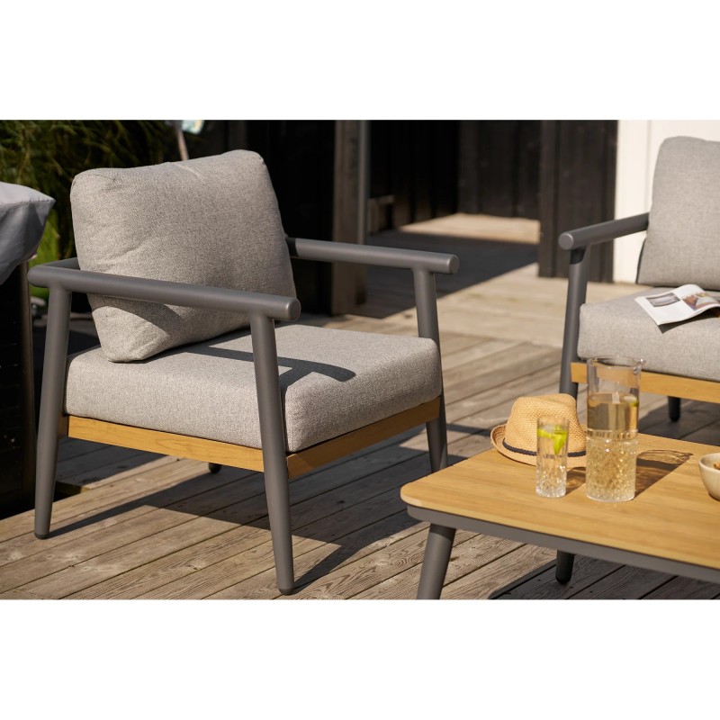 Ensemble salon de jardin et table basse GALET