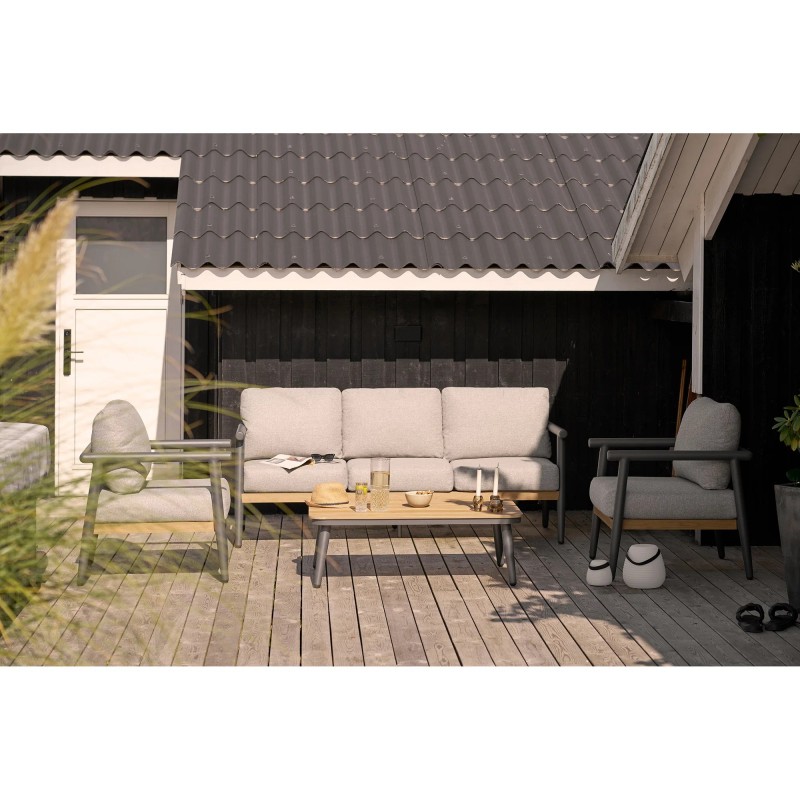 Ensemble salon de jardin et table basse GALET