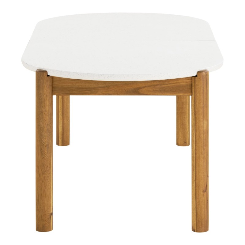 Table de jardin terrazzo et bois d'acacia TERRA