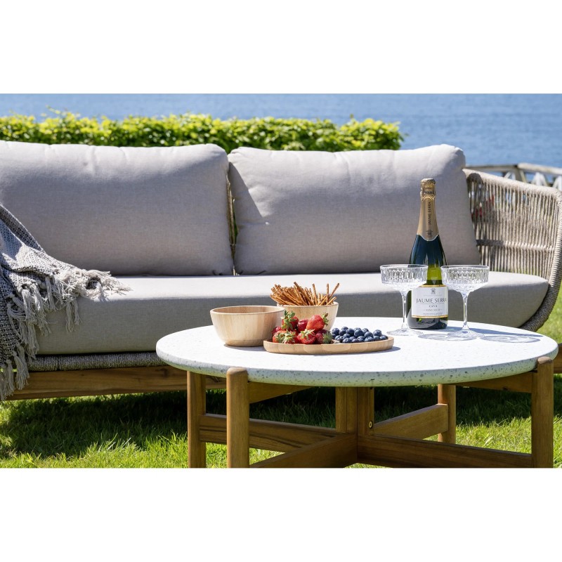Table basse de jardin terrazzo TERRA