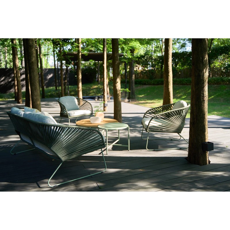 Ensemble salon de jardin et table basse VERDE
