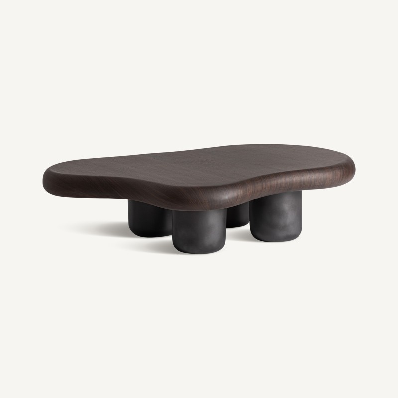 Table basse artisanale d'exception chêne EUGENIA