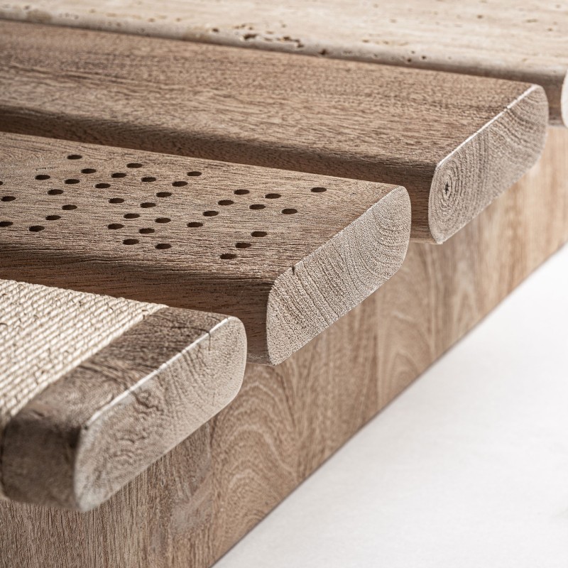 Table basse artisanale d'exception ZELIA