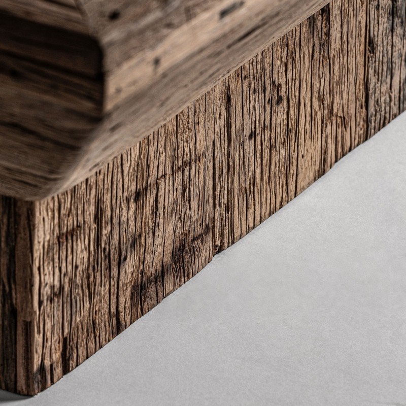 Table basse artisanale d'exception marbre MIKA