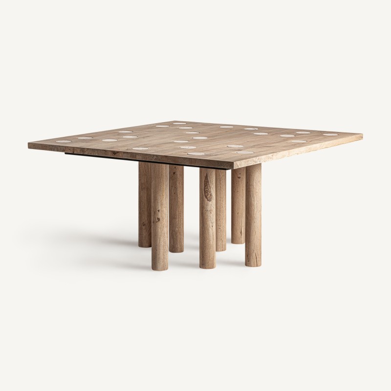 Table de repas artisanale d'exception KARO