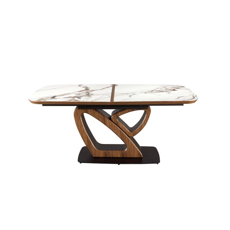 Table de repas extensible céramique NEVADA