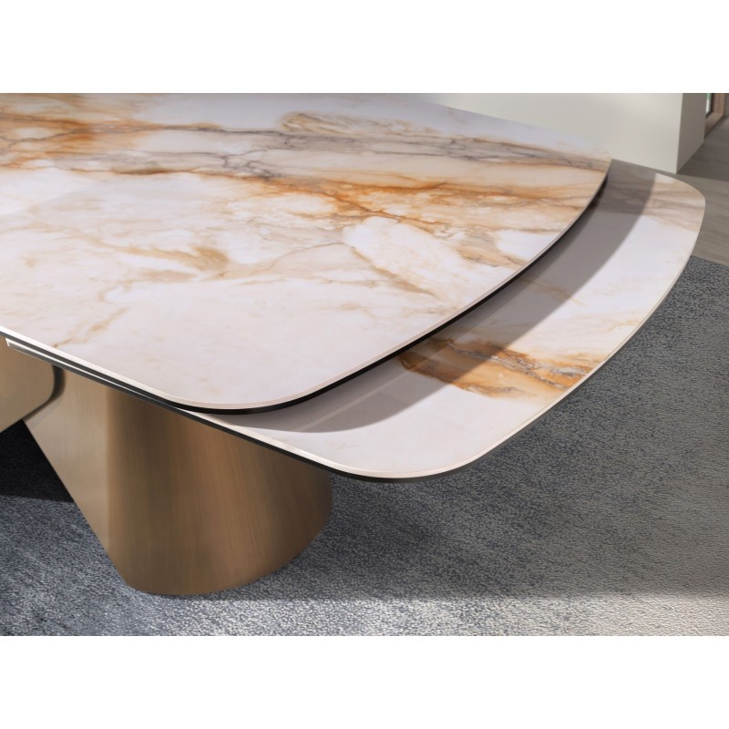 Table de repas extensible céramique SOLIA