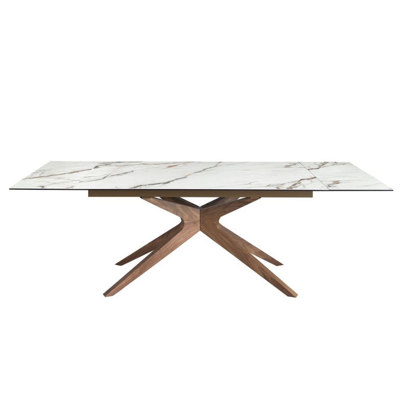 Table de repas extensible céramique LENA