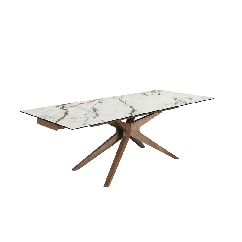 Table de repas extensible céramique LENA