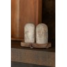 Set sel & poivre en marbre – Naturel/Beige
